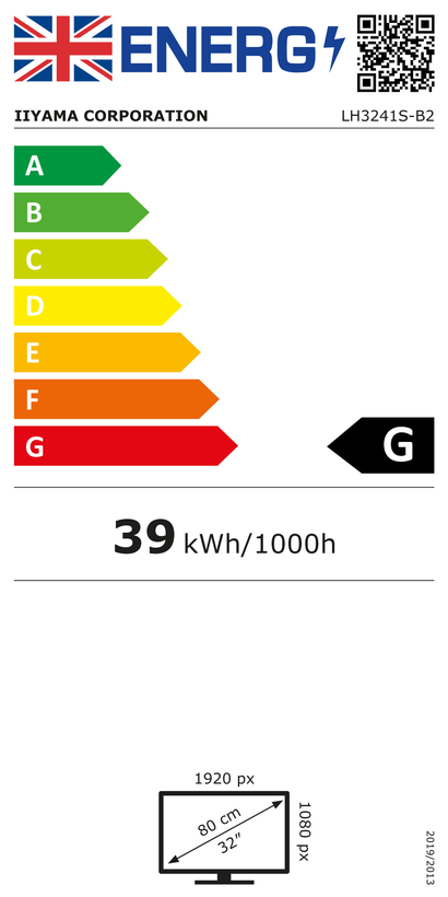 iiyama ProLite LH3241S-B2 Display
