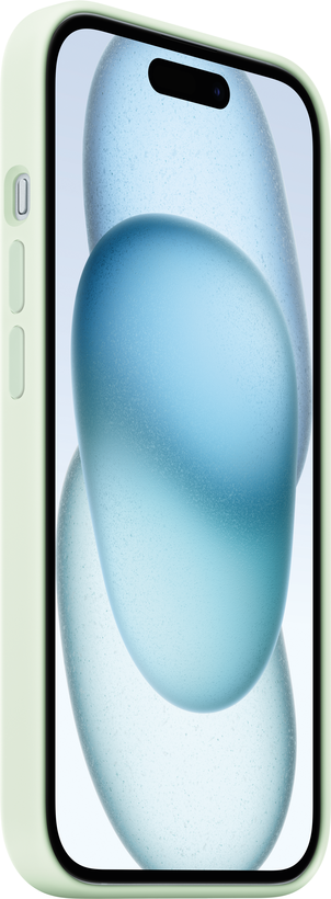 Silikonový obal Apple iPhone 15 mátový