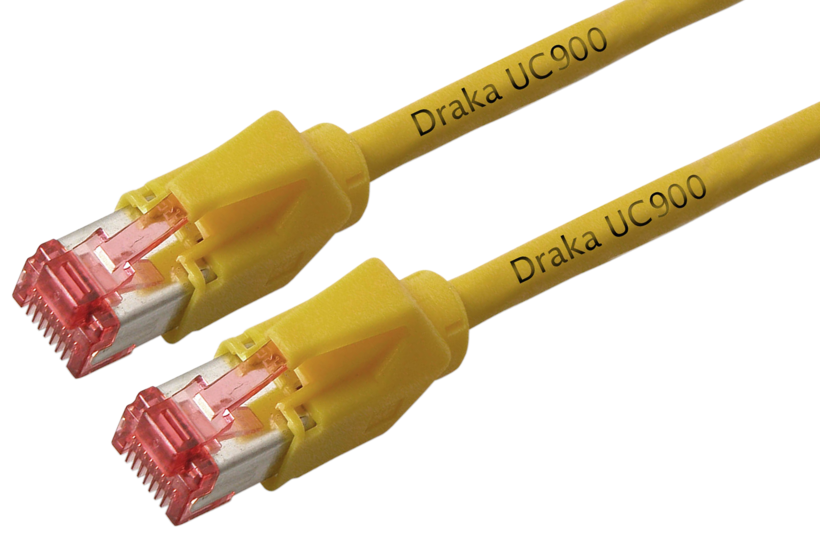 Câble patch RJ45 S/FTP Cat6, 5 m, jaune