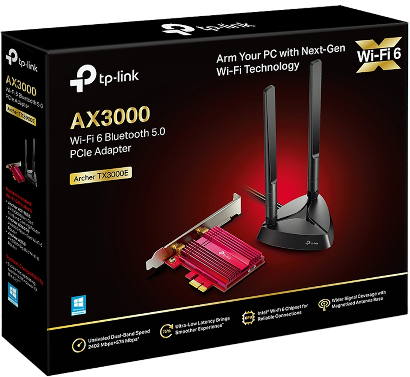 Adapt. wifi TP-LINK Archer TX3000E PCIe