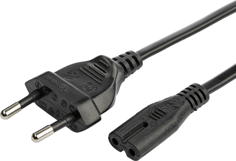Power Cable Local/m - C7 1m Black