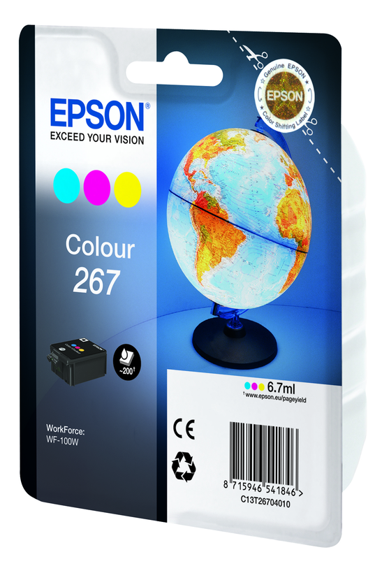 Epson 267 Tinte dreifarbig