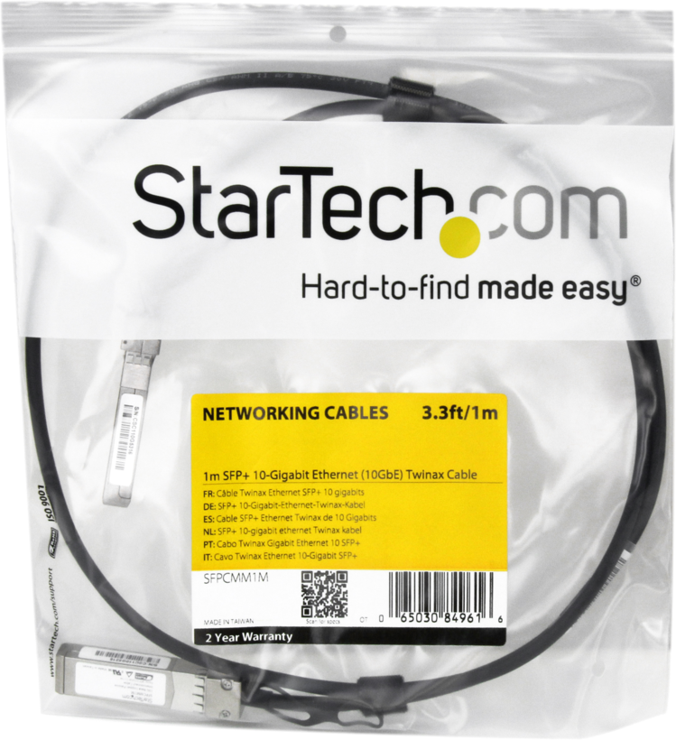 Kabel SFP+ konektor - SFP+ konektor 1m
