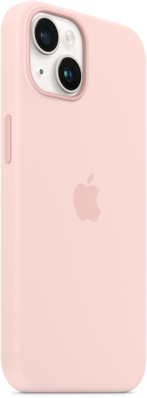 Coque silicone Apple iPh. 14 rose craie