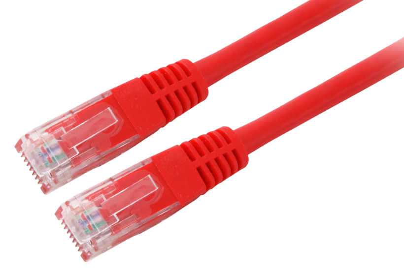 Patch Cable RJ45 U/UTP Cat5e 10m Red