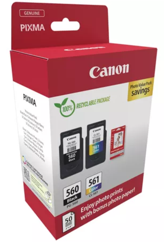 Canon PG-560/CL-561 Tinte+Fotopapier