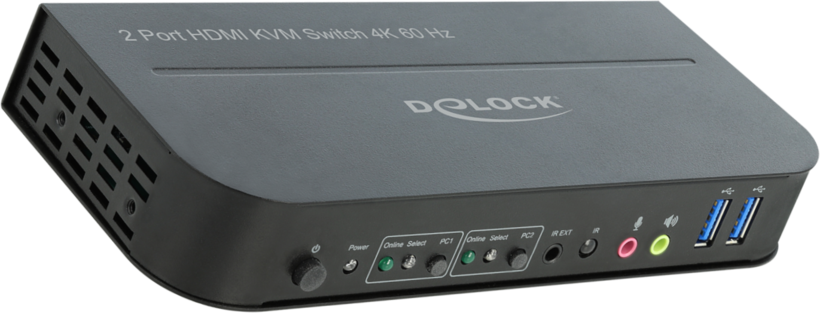 Delock KVM Switch 2-port HDMI
