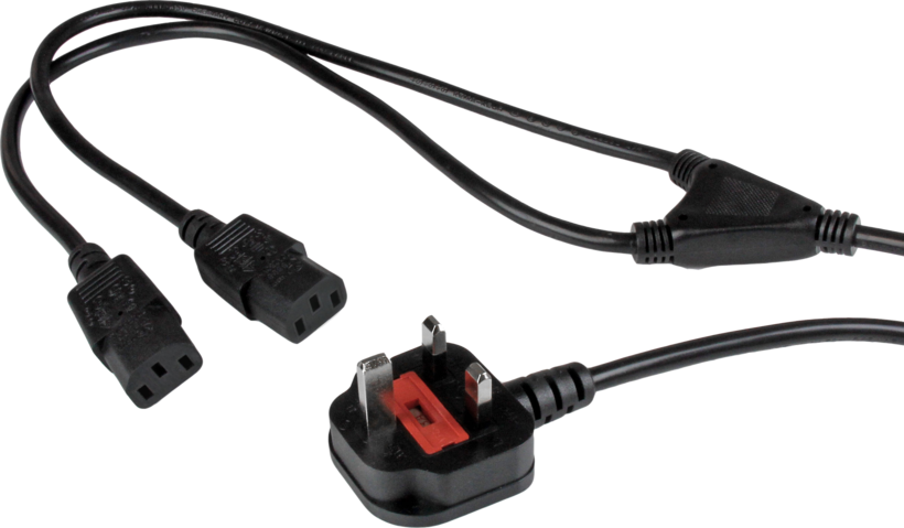 Power Cable 1x Local/m - 2x C13 2m