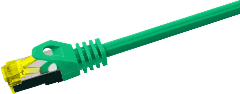 Patchkabel RJ45 S/FTP Cat6a 0,25 m grün