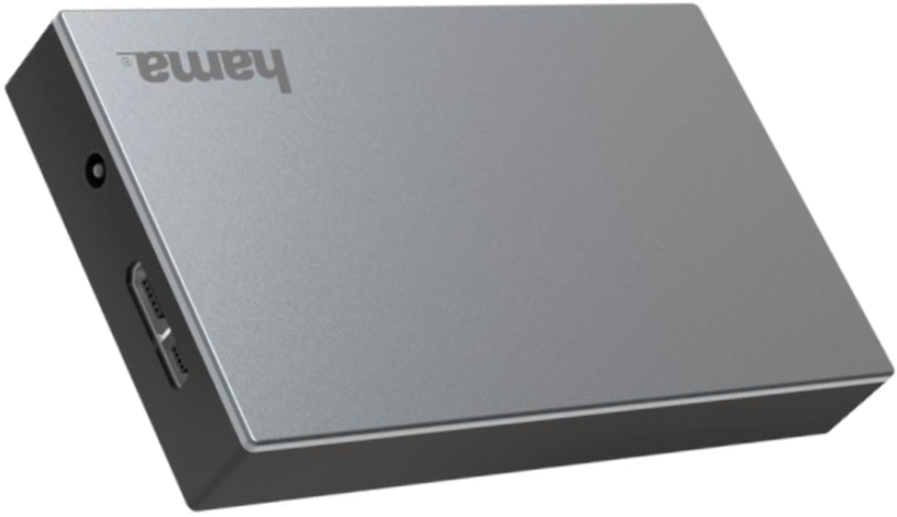 Hama USB Hub 3.0 4-Port silber/schwarz
