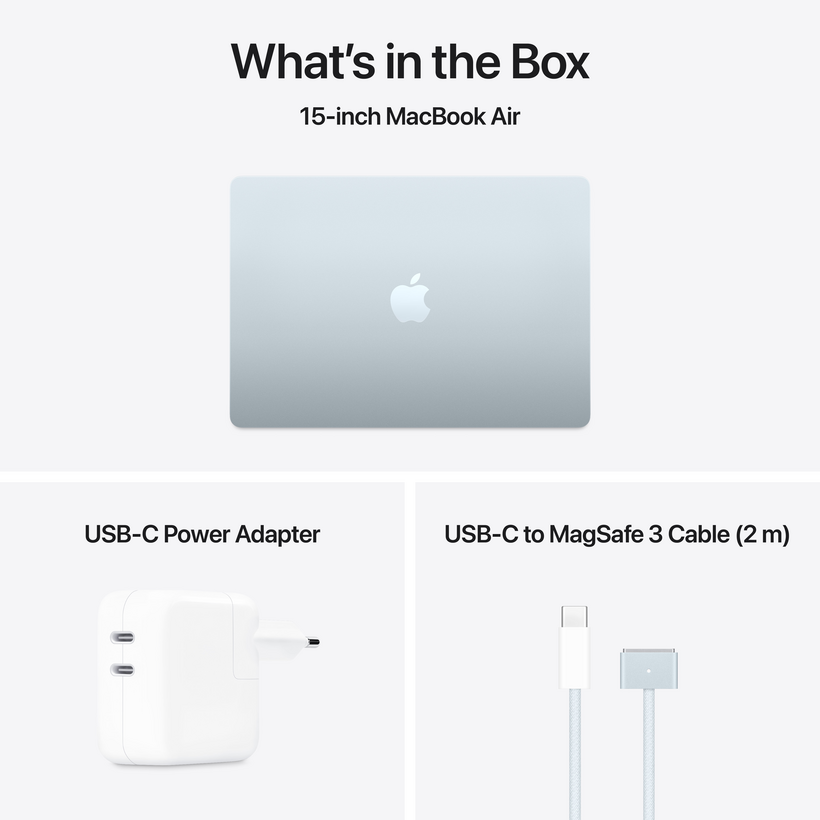 MacBook Air 15 Apple M4 16/256 GB cielo