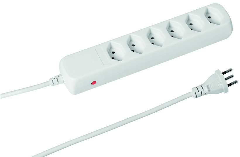 Steffen POWER EASY blanc 6xT13 RS, 1,5 m