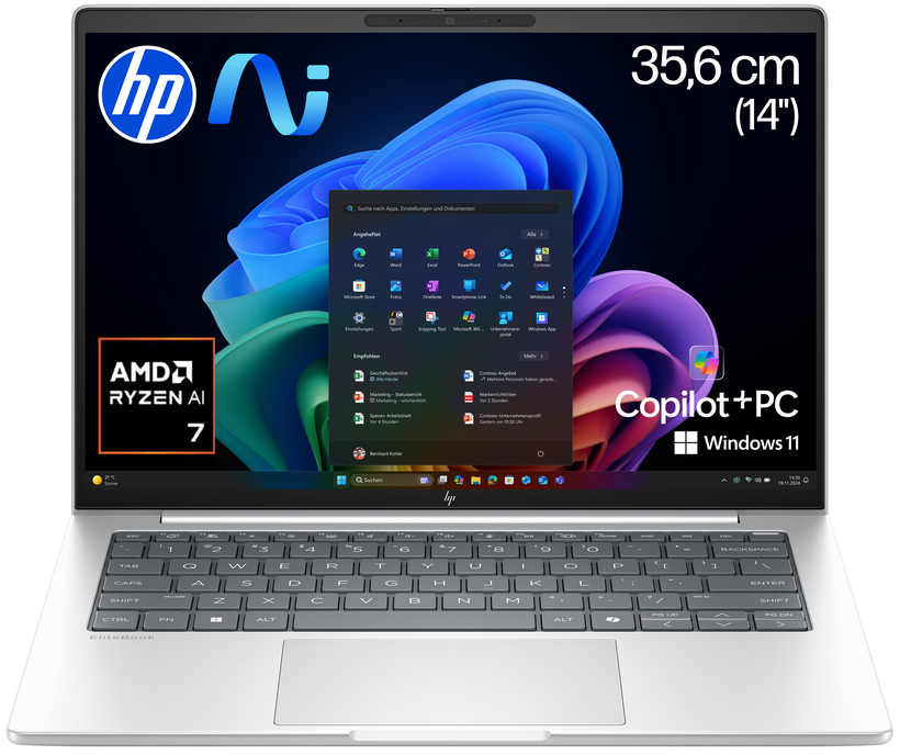 HP EliteBook 8 G1a 14 RAI7 PRO 16/512GB