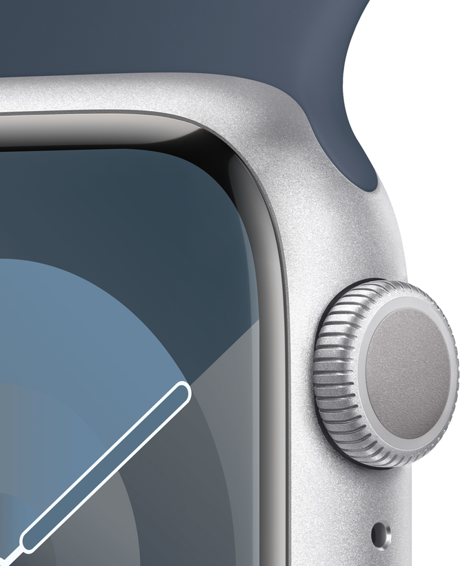Apple Watch S9 GPS 45mm Alu, sreb.