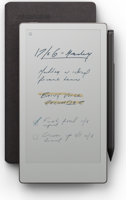 reMarkable Paper Pro Move Marker + Folio
