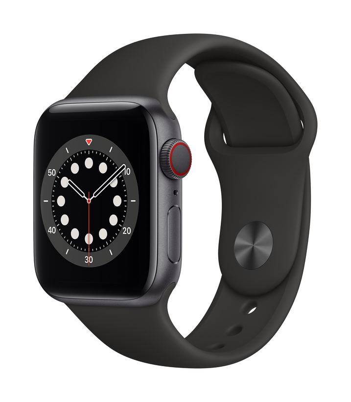 Apple Watch S6 GPS+LTE 40mm alu cinz.