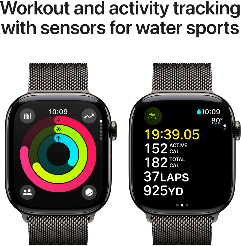 Apple Watch S10 LTE 46mm Slate Titanium