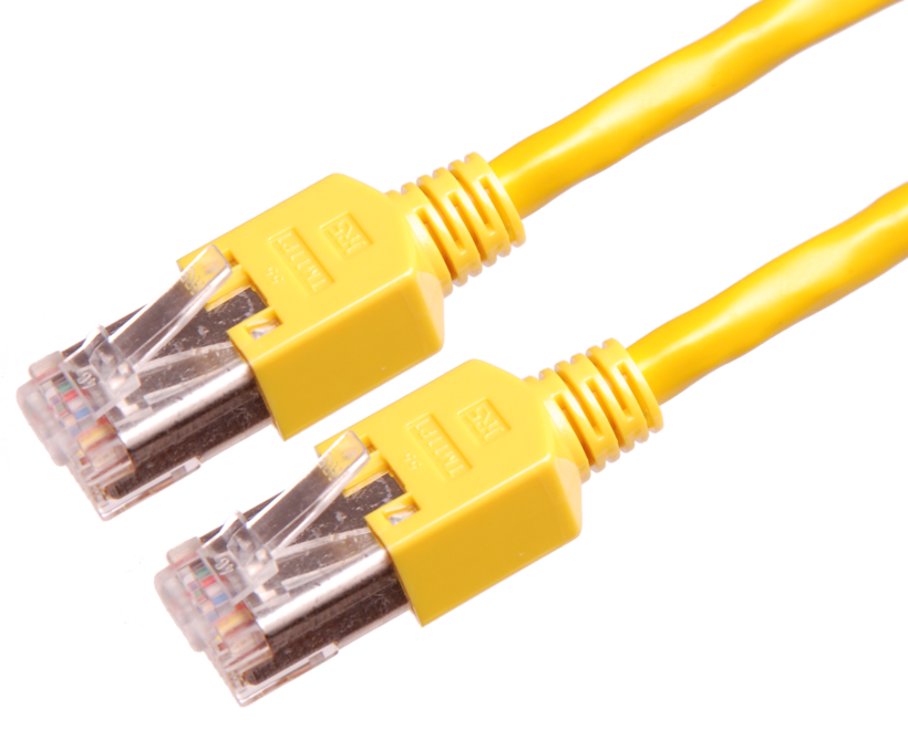 Patch Cable RJ45 S/UTP Cat5e 2m Yellow