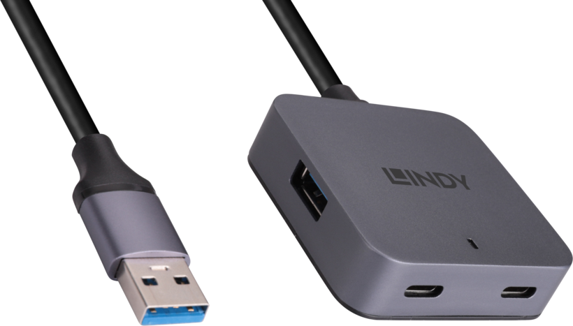 LINDY USB Hub 3.0 4-port 10m