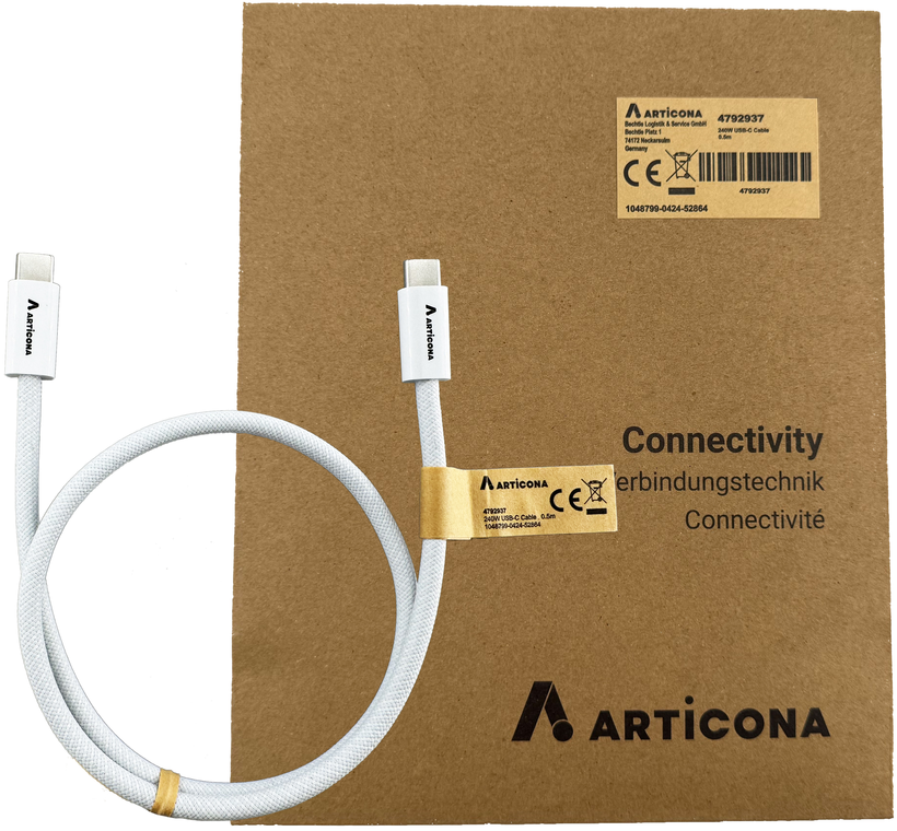 Kabel ARTICONA 240 W USB-C, 0,5 m