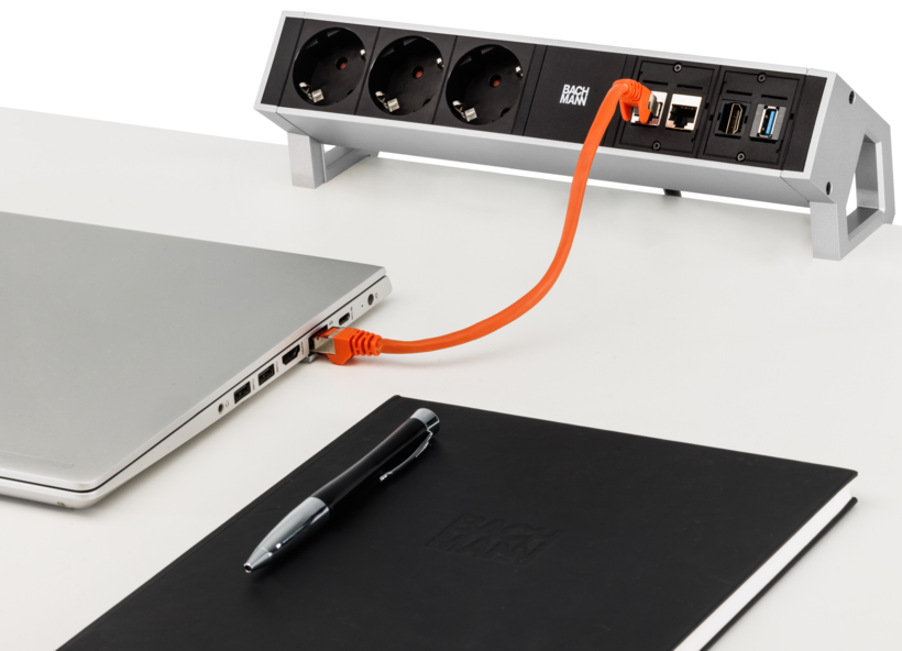 Power Strip 3-way + USB/RJ45/HDMI