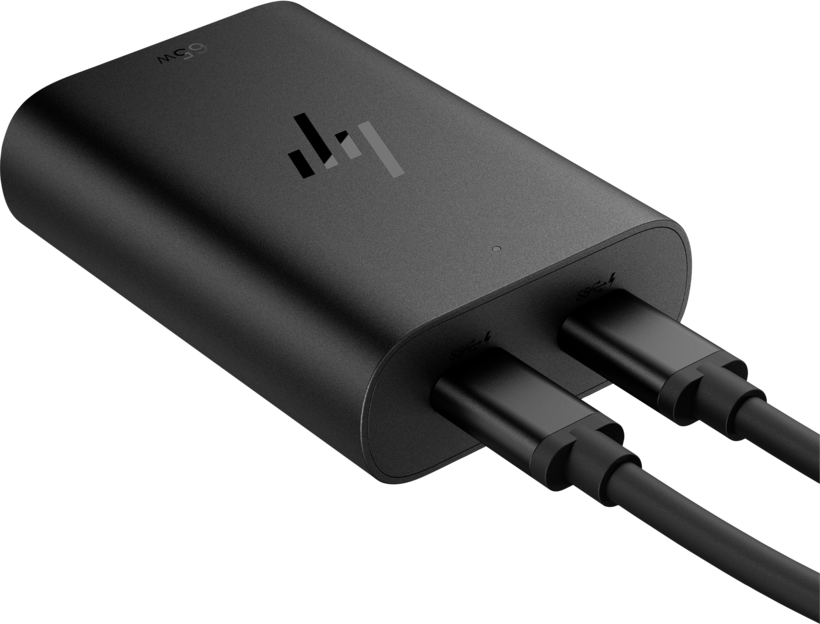 HP 65W GaN USB-C Duo AC Adapter