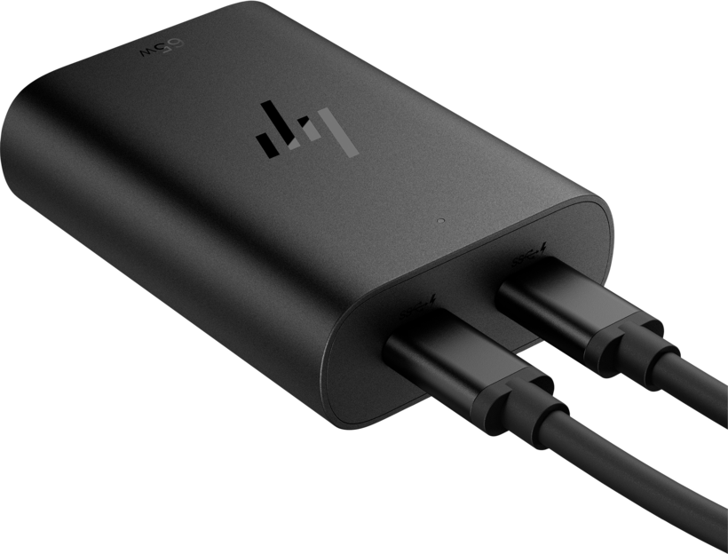 HP 65W GaN USB-C Duo AC Adapter