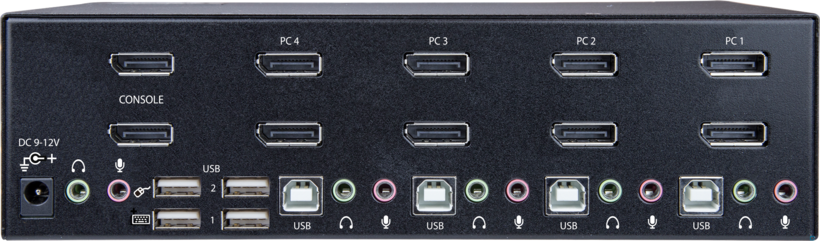 Switch KVM 4 ports StarTech DP DualHead
