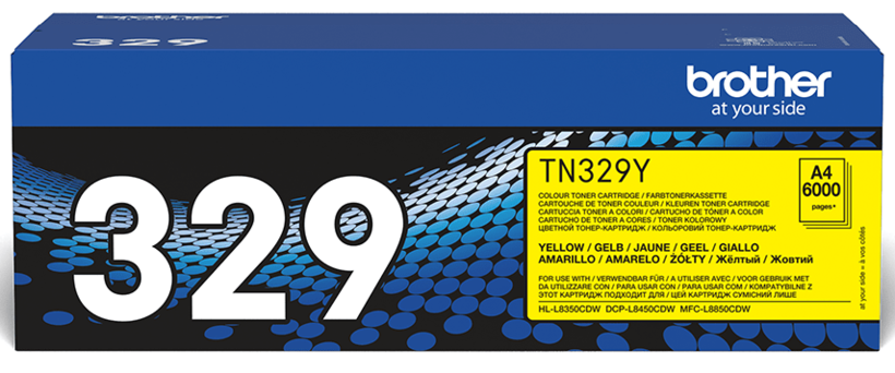 Brother TN-329Y Toner, Yellow