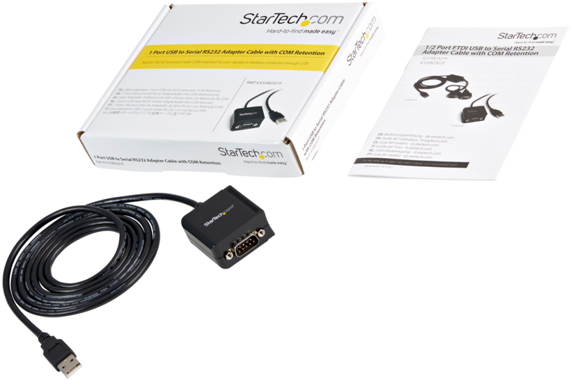 Adattatore DB9Ma (RS232)-USB-A Ma 1,8 m