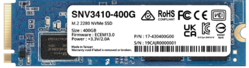 Synology SNV3410 400 GB M.2 NVMe SSD