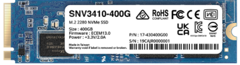 Synology SNV3410 400GB M.2 NVMe SSD
