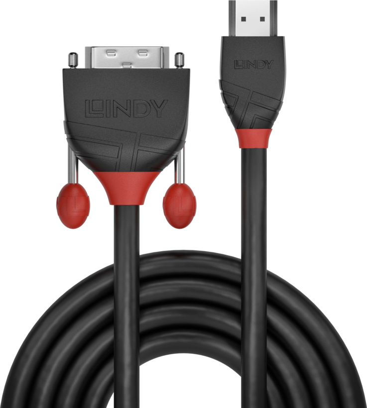 LINDY DVI-D - HDMI Kabel SingleLink 1 m
