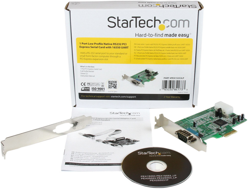 StarTech 1 Port PCI Express RS232 Karte