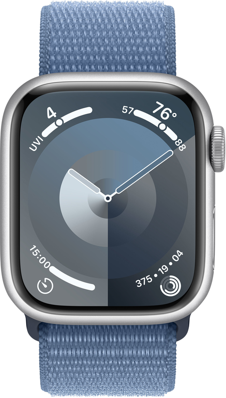 Apple Watch S9 GPS 45mm alu, argent