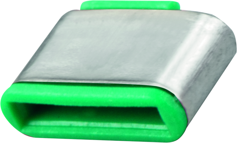 Blocca porte USB Type C verde, 10 pz.
