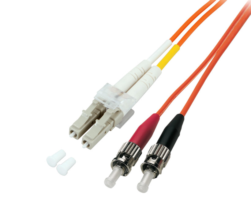 FO Duplex Patch Cable LC-ST 7.5m 50/125