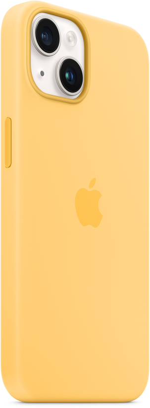 Capa silicone Apple iPhone 14 amarelo