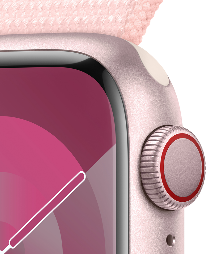 Apple Watch S9 9 LTE 41mm hliník růžové