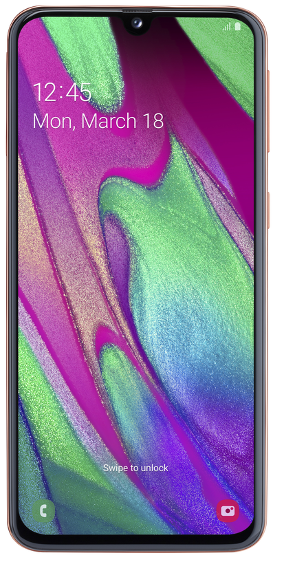 Samsung Galaxy A40 64 GB, korall