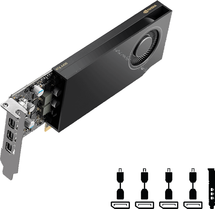 PNY NVIDIA RTX A400 Graphics Card