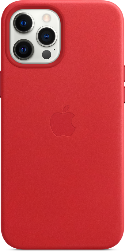 Étui cuir Apple iPhone 12 Pro Max, RED