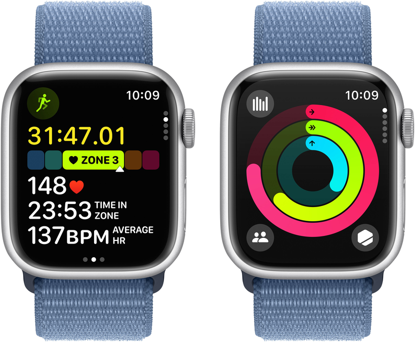 Apple Watch S9 9 LTE 41mm alu prateado
