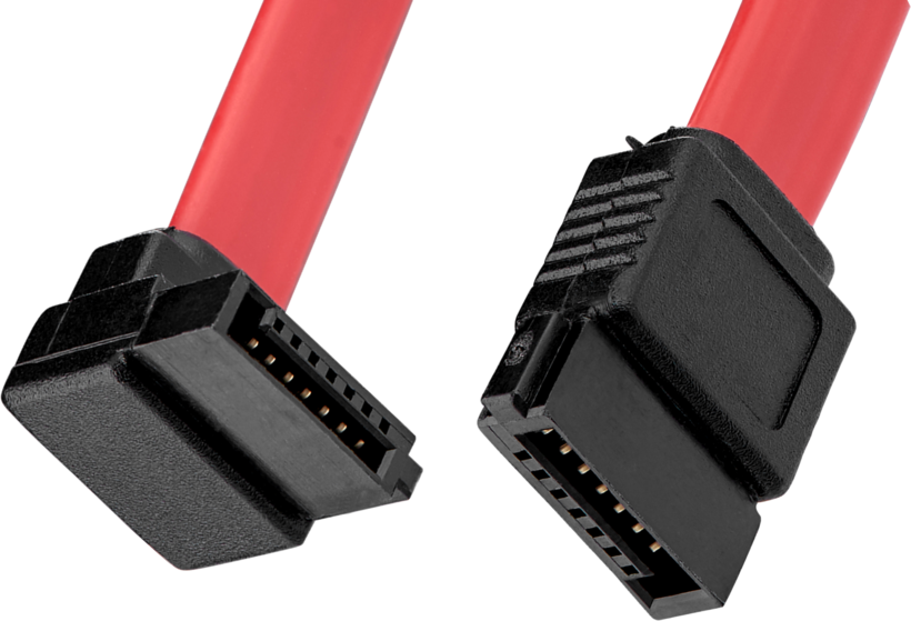 Cable SATA/f - SATA/f 90° Right 0.45m