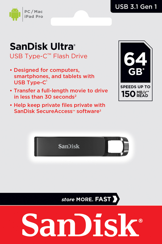 SanDisk Ultra Type-C USB Stick 64GB