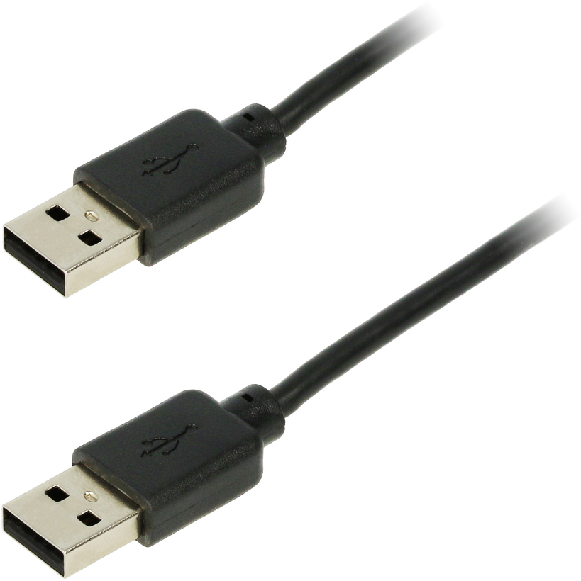 Cable USB 2.0 A/m-A/m 1.8m Black