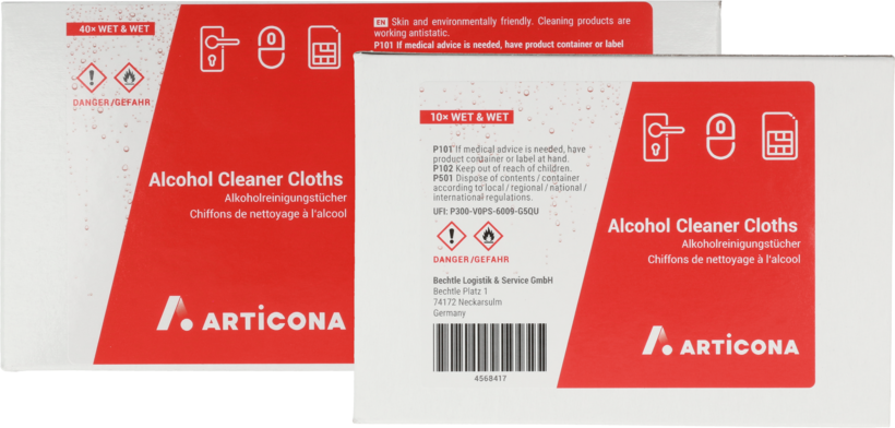 ARTICONA Alcohol-based Cleaner Cloth 40x