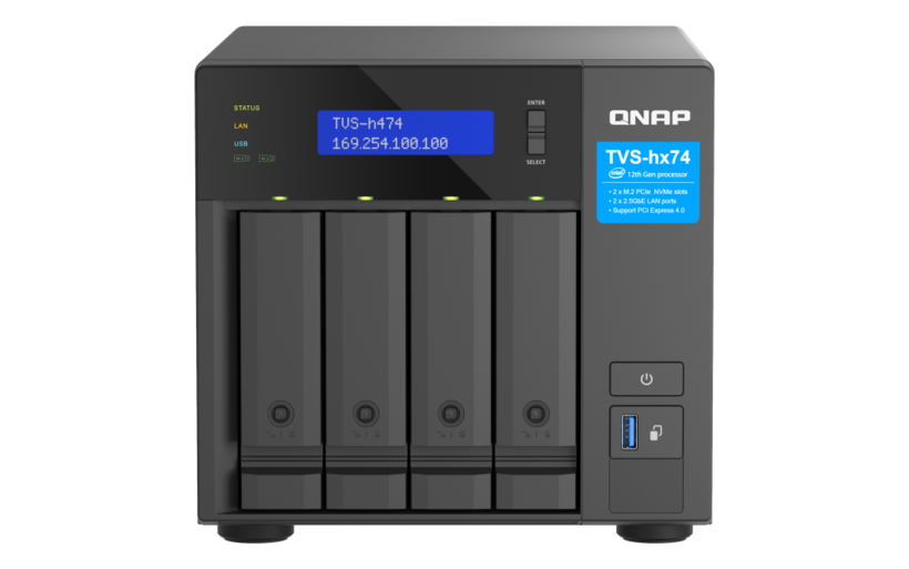 QNAP TVS-h474 8GB 4-bay NAS