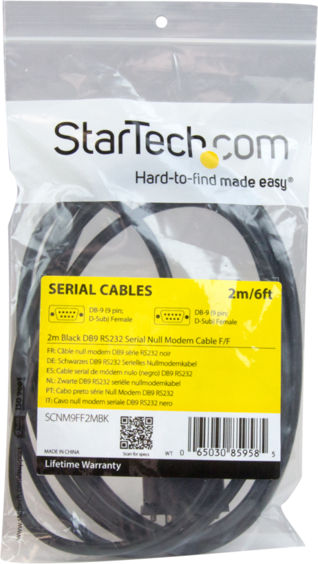 StarTech Nullmodemkabel DB9Bu-DB9Bu 2 m