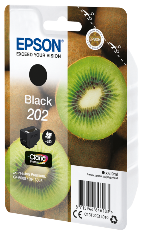 Epson 202 Claria Tinte schwarz